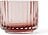 Lyngby Bougeoir, en verre, bordeaux