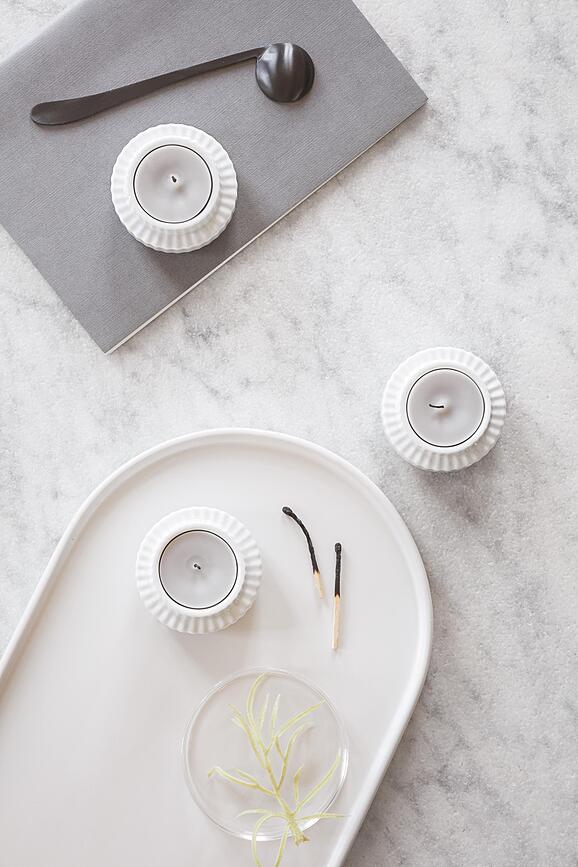 Lyngby Bougeoirs ronds, Lot de 2