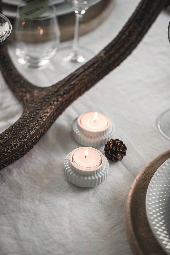 Lyngby Κηροπήγια στρογγυλά, 2 τμχ