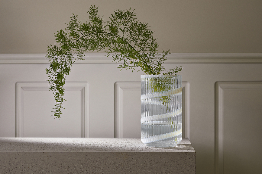 Lyngby Swirl Vaza, 25 cm