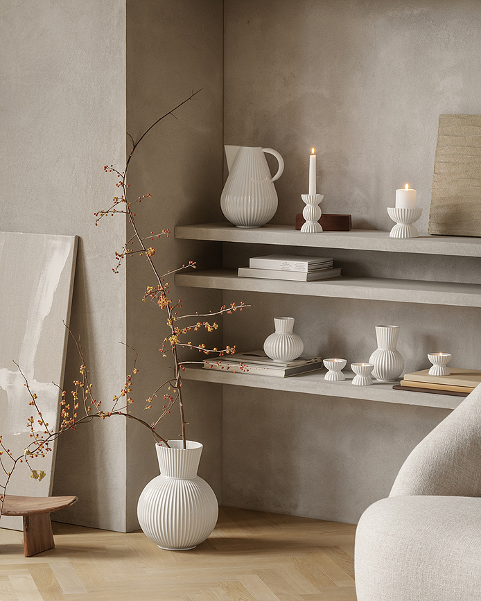 Lyngby Tura Bougeoir, 14 cm