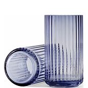 Lyngby Vase 15 cm blue glass
