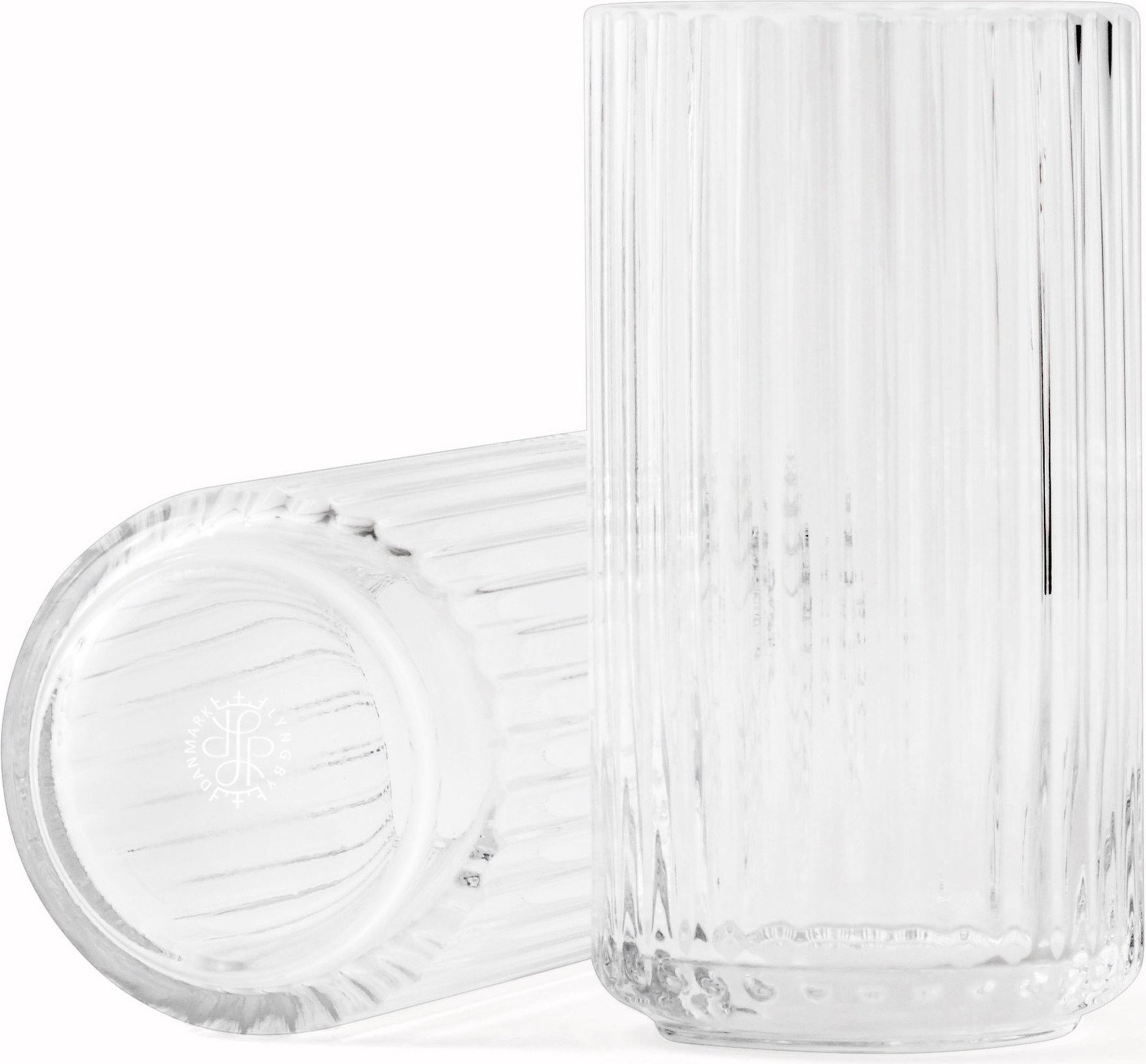 Lyngby Vase 15 cm clear aus Glas