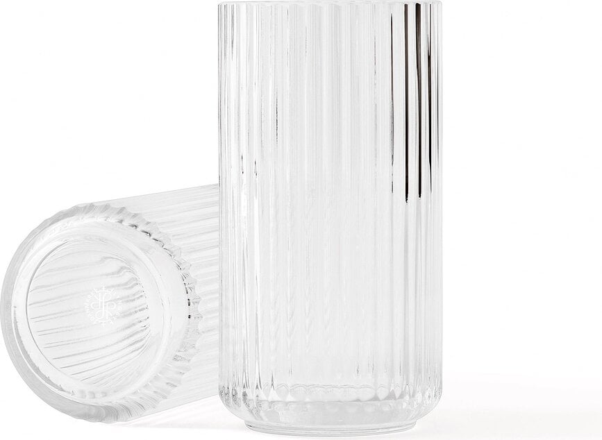 Lyngby Vase 20 cm clear aus Glas