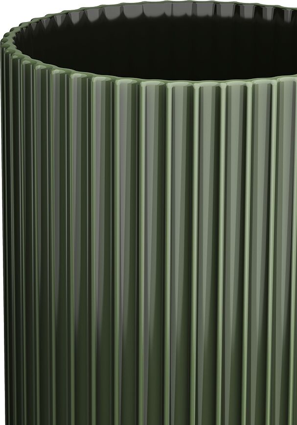Lyngby Vase 31 cm, mørkegrøn