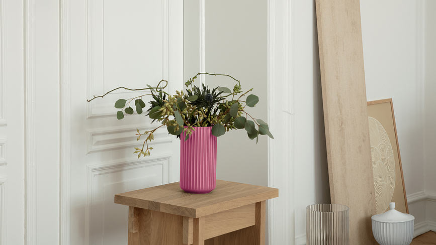 Lyngby Vaza 20,5 cm lila