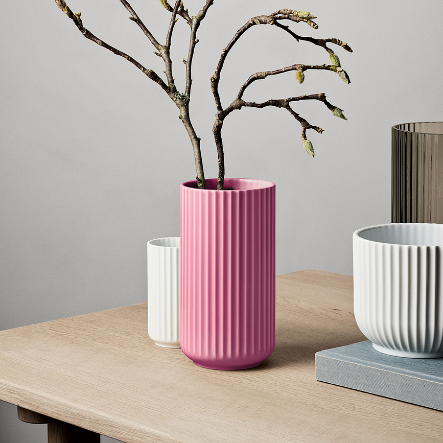 Lyngby Vaza 20,5 cm lila