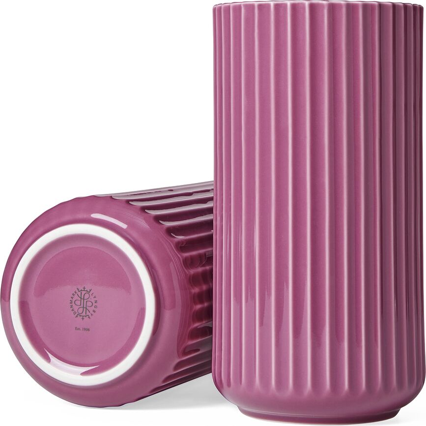 Lyngby Vaza 20,5 cm lila