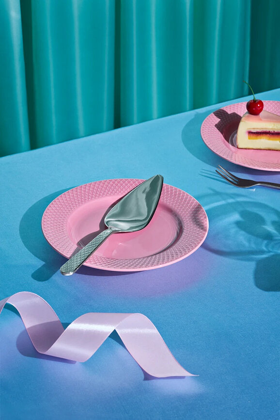 Pelle à gâteau Rhombe Cake argentée