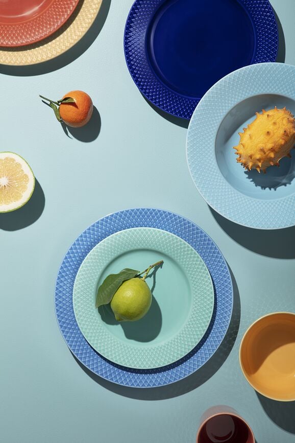 Plato de Desayuno Rhombe, 23 cm, azul marino