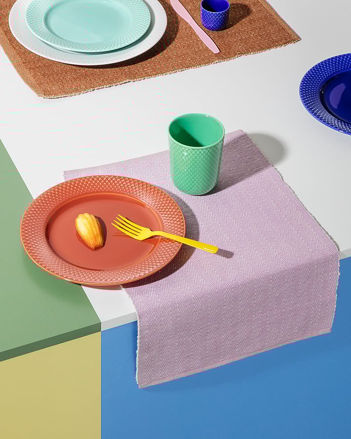 Herringbone Pogrinjek, recikliran, moder