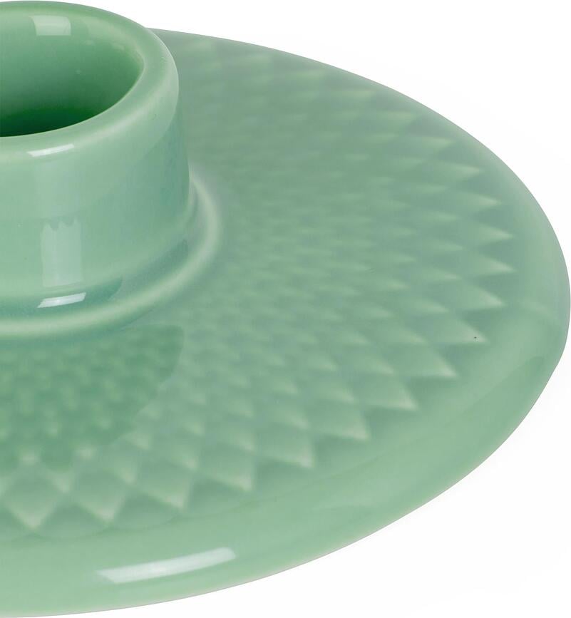 Portavelas para vela clásica Rhombe, azul