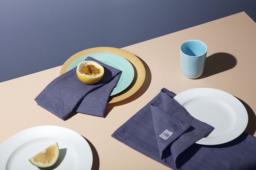 Rhombe Assiette à Déjeuner, 21 cm, rose