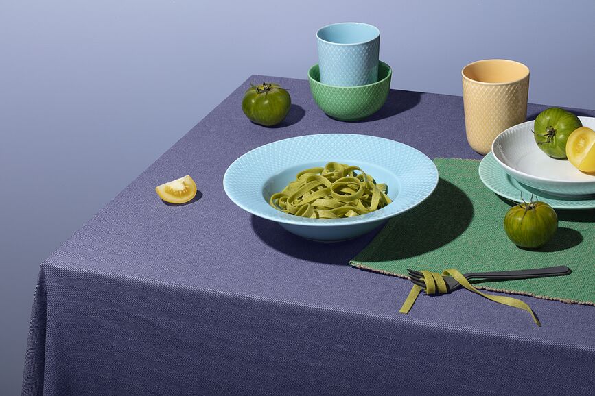 Rhombe Assiette à Déjeuner, 21 cm, rose