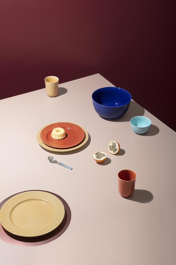 Rhombe Assiette à dessert, 23 cm, bleu marine