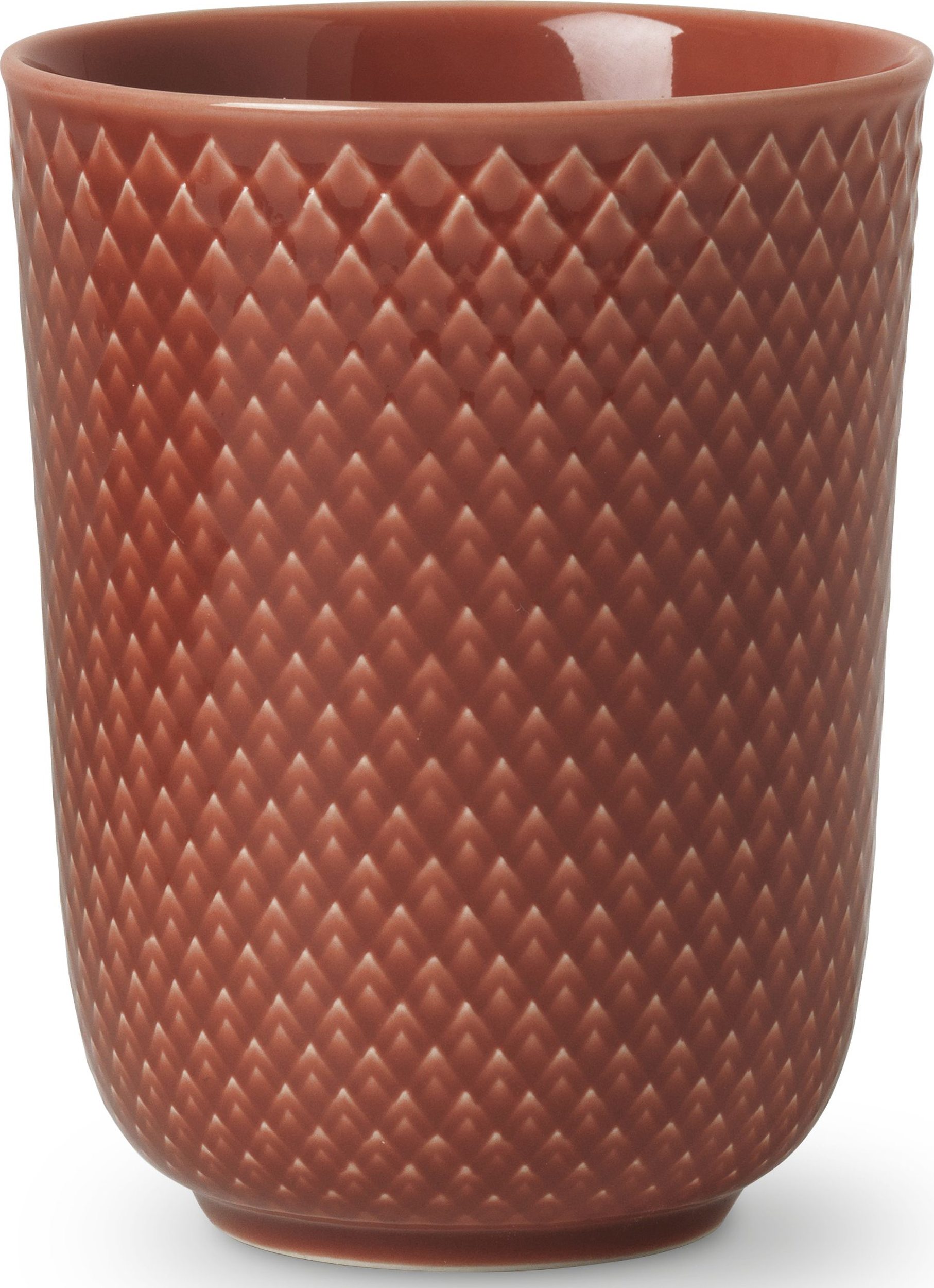 Rhombe Becher Terrakotta