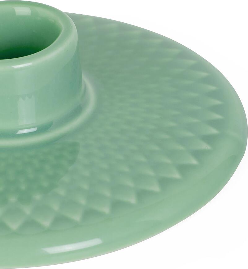 Rhombe Bougeoir pour bougie classique, bleu