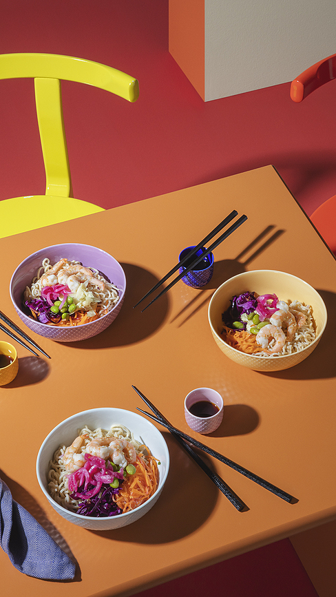 Rhombe Color Bol 15,5 cm, bleu