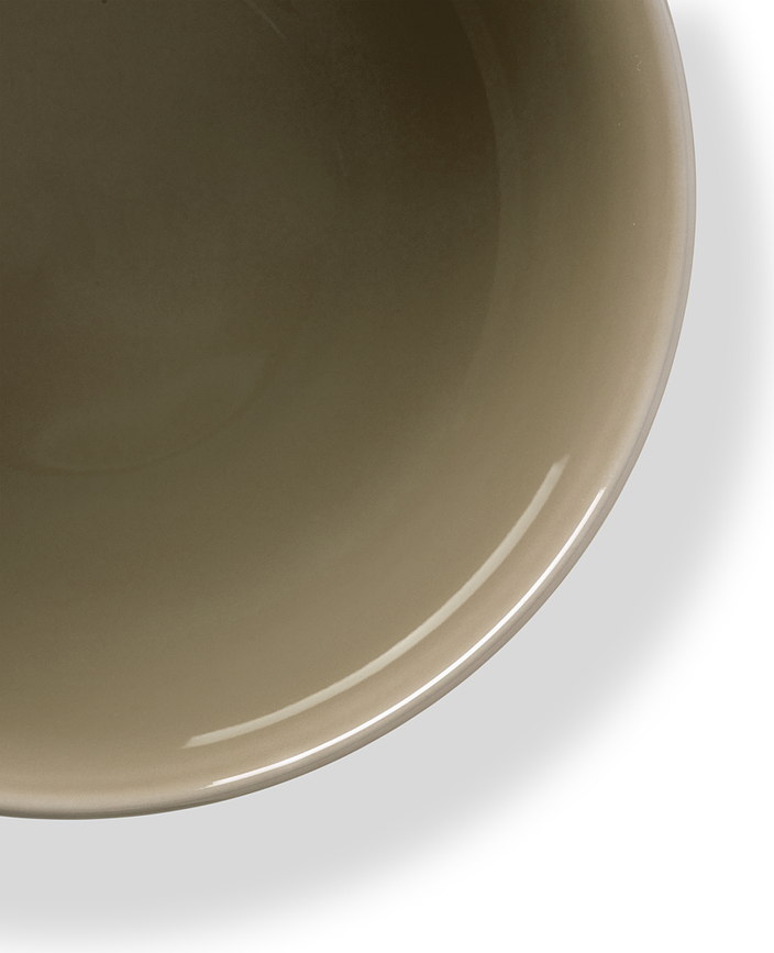 Rhombe Earth Bol de service, 17,5 cm, gris-brun