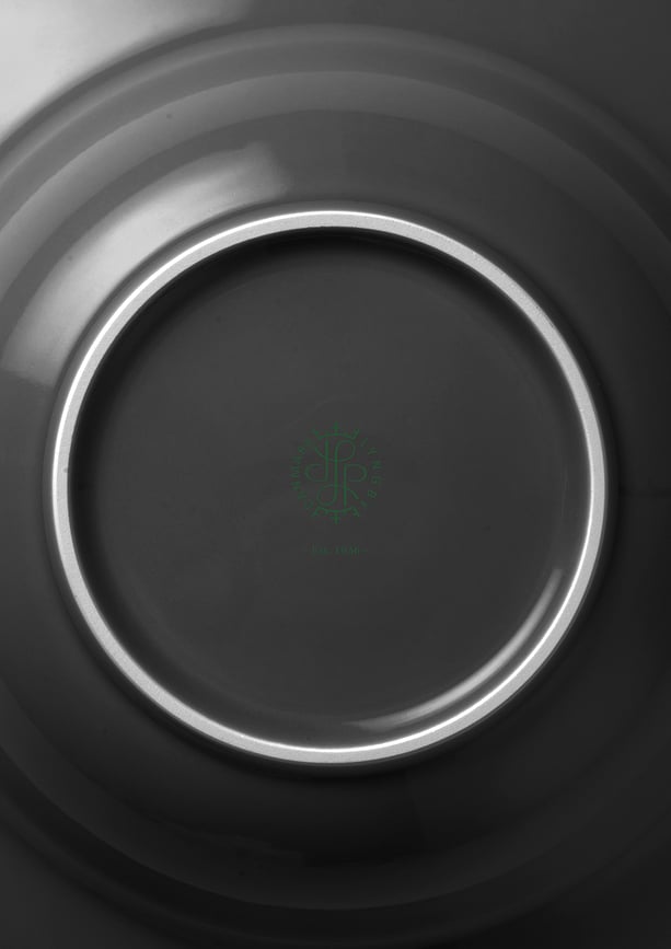 Rhombe Earth Duboki Tanjur 24,5 cm crni