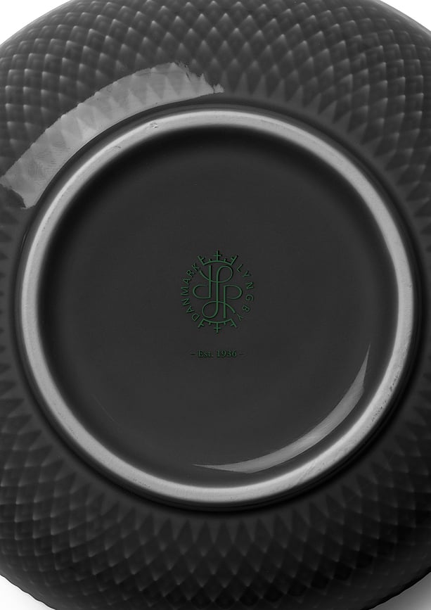 Rhombe Earth Miska, 11 cm, črna