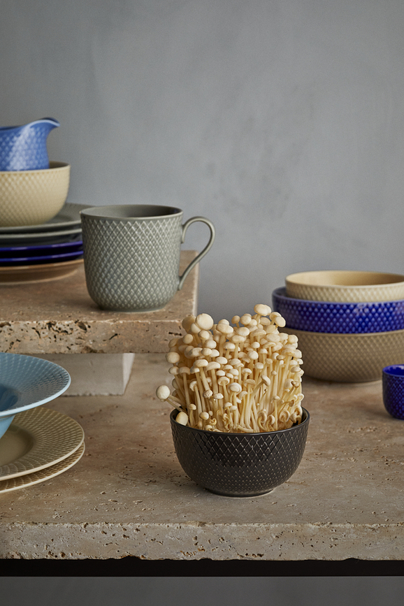 Rhombe Earth Μπολ, 11 εκ., μαύρο