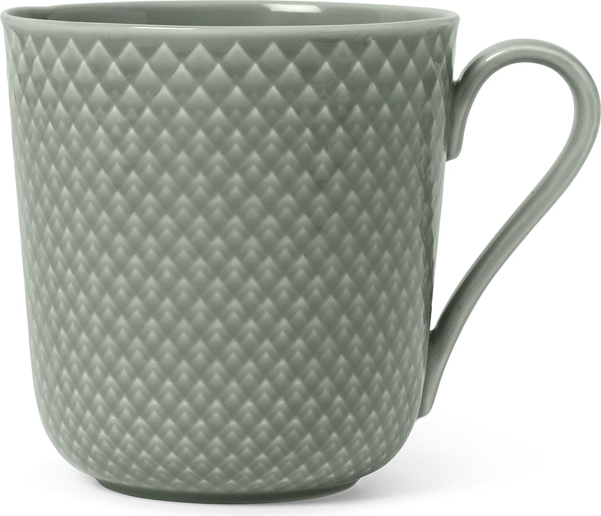 Rhombe Earth Šalica 390 ml sivkasto zelena