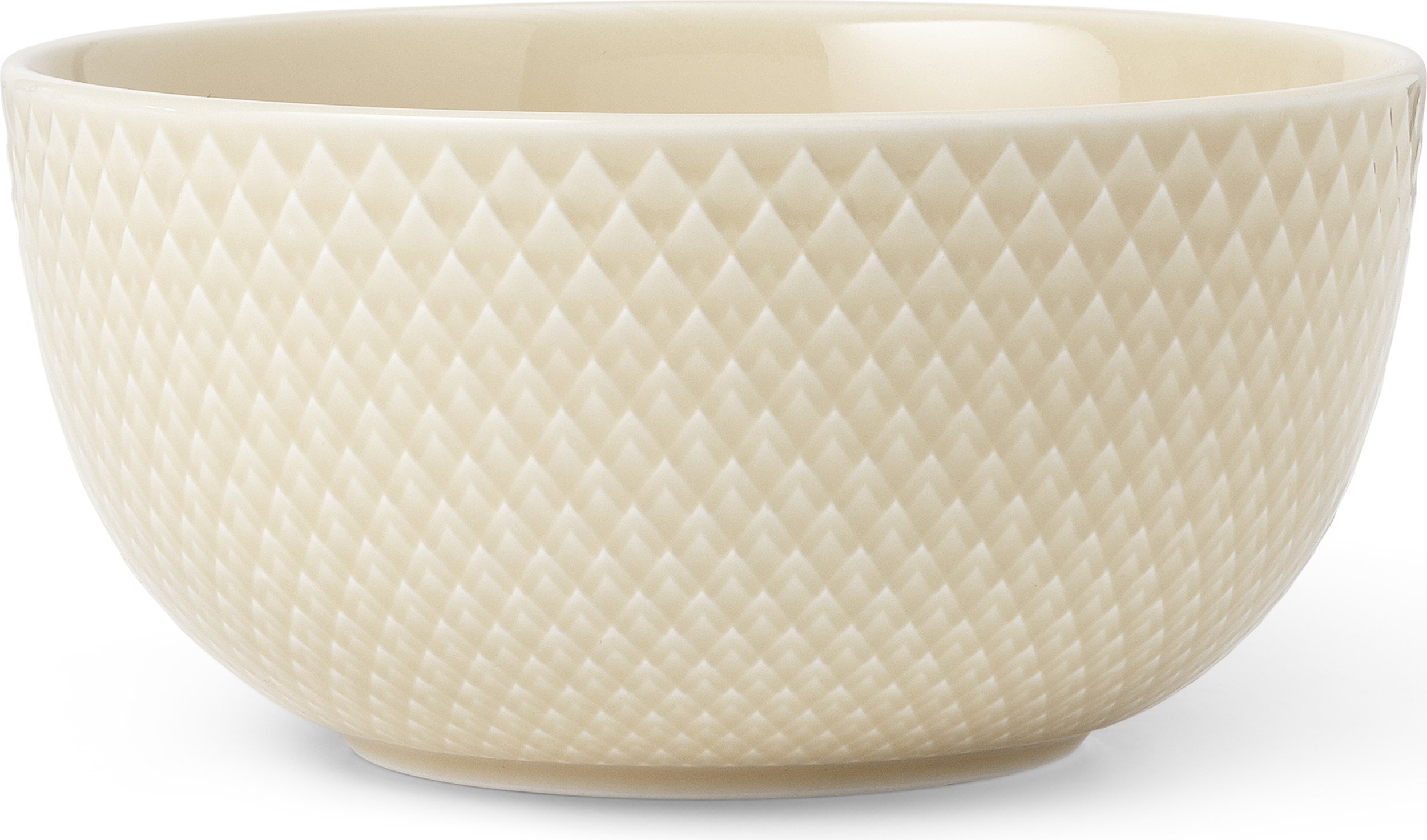 Rhombe Earth Schale 13 cm beige