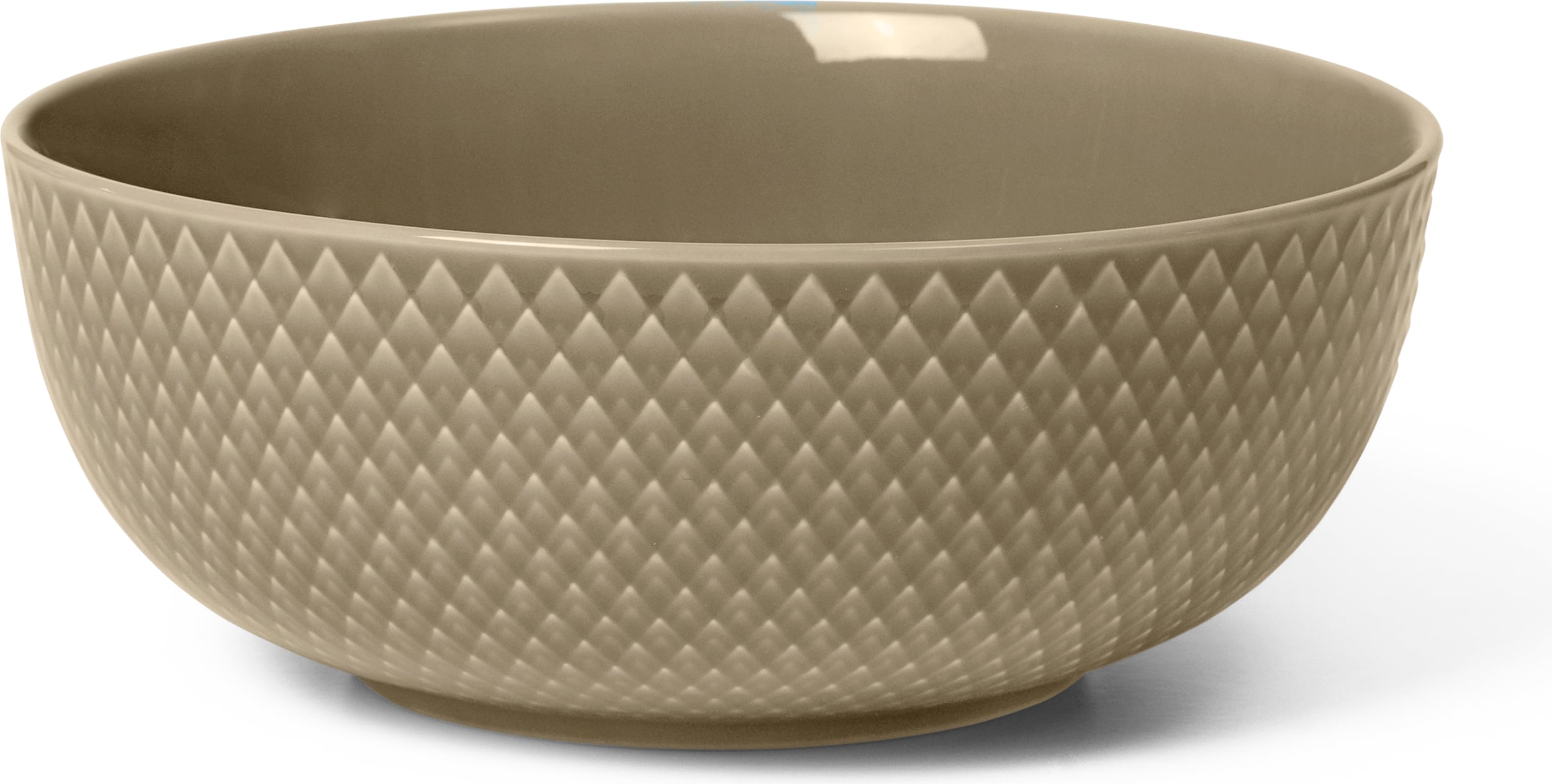 Rhombe Earth Schale 15,5 cm, graubraun