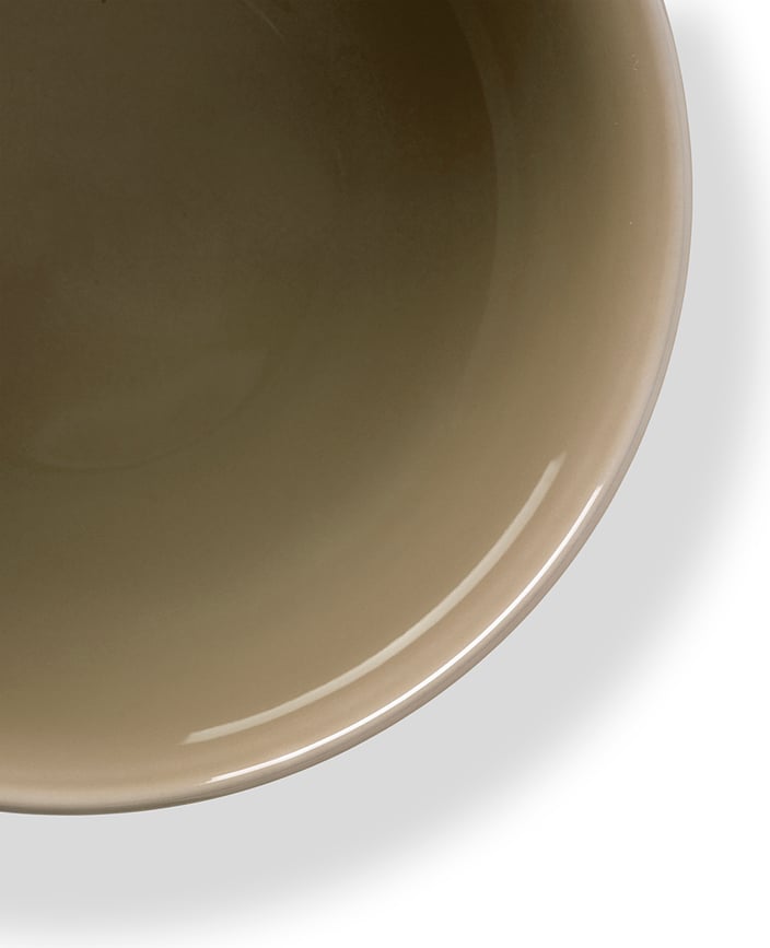 Rhombe Earth Skleda za serviranje, 17,5 cm, sivo-rjava