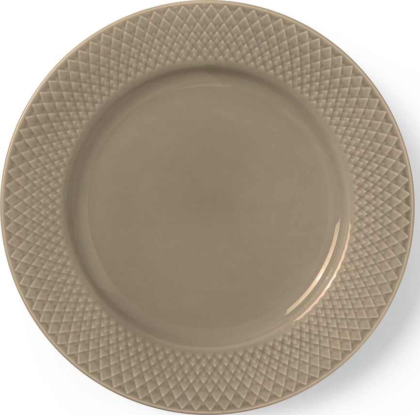 Rhombe Earth Tanjur za doručak 23 cm sivkasto-smeđi