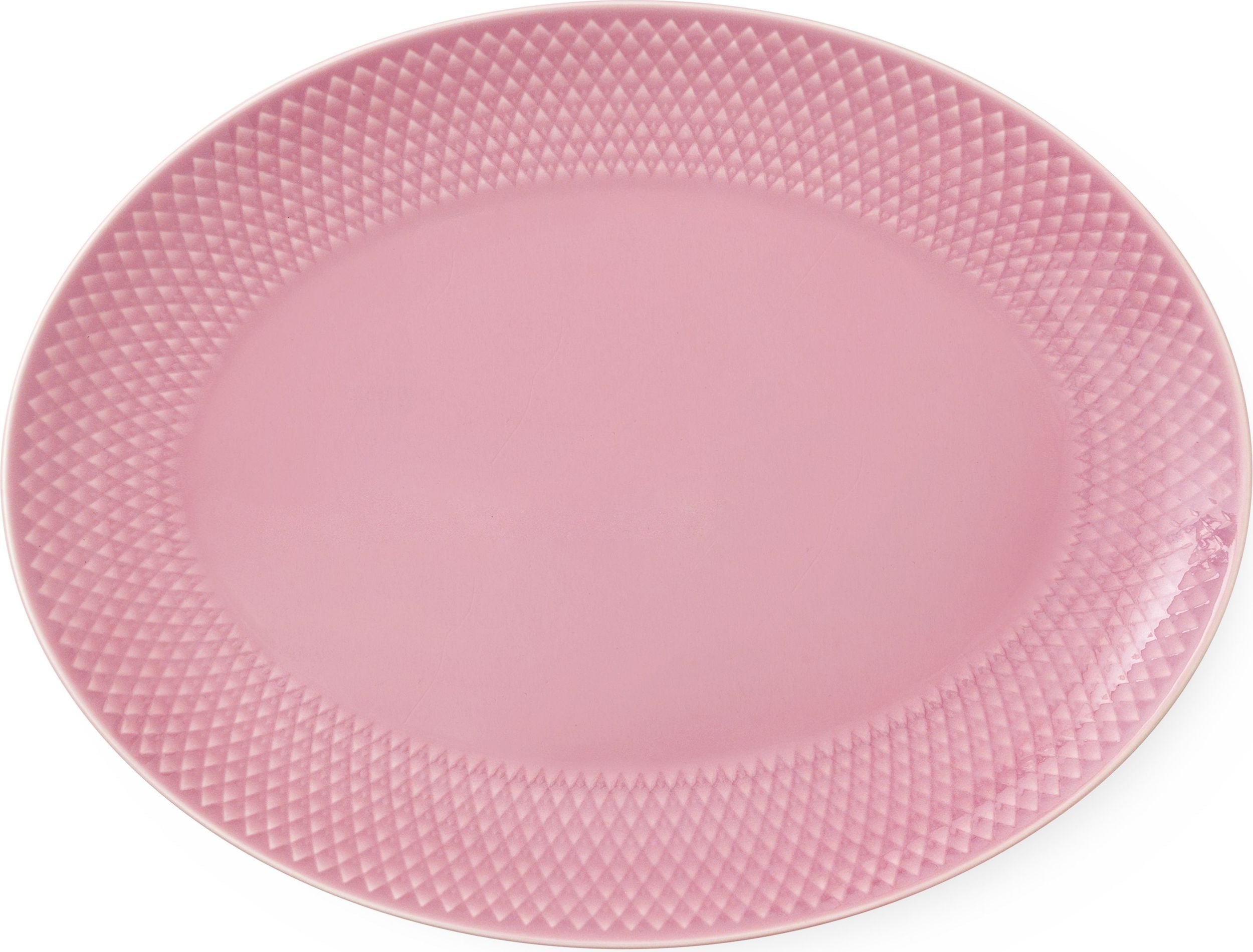 Rhombe Platte 28,5 cm rosa