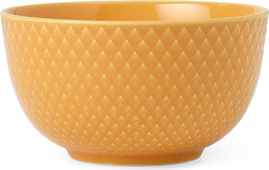 Rhombe Skål 11 cm, gul
