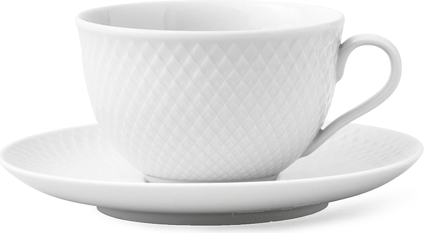 Rhombe Tasse mit Untertasse