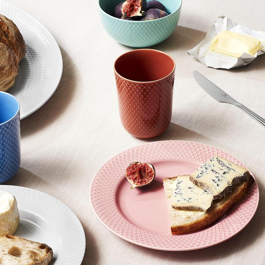 Rhombe Tasse, terracotta