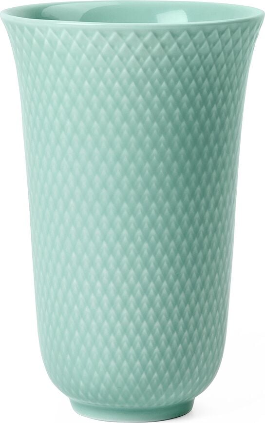 Rhombe Vase 15 cm meerblau