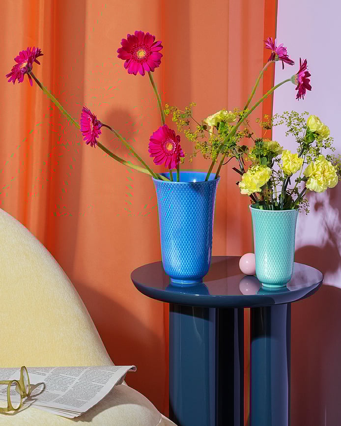 Rhombe Vaza 15 cm morska