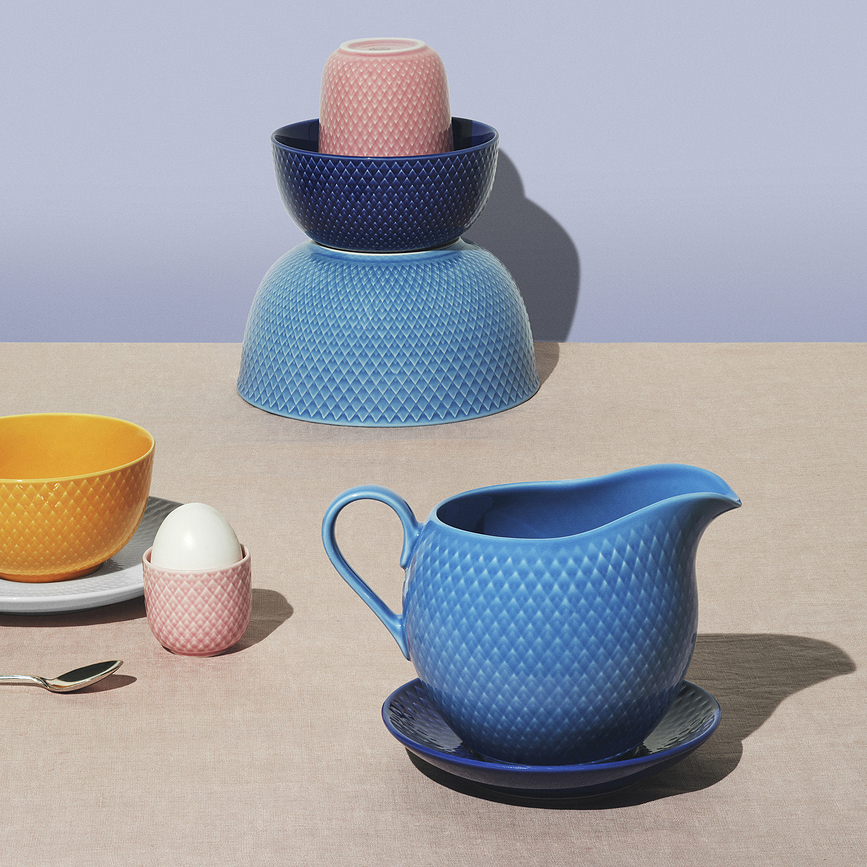 Salsera Rhombe, azul