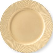 Talerz obiadowy Rhombe 27 cm jasnożółty