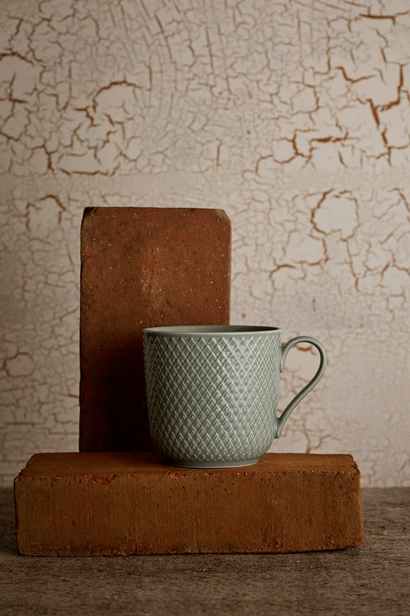 Taza Rhombe Earth, 390 ml, beige