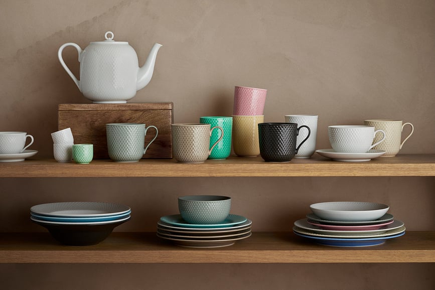 Taza Rhombe Earth, 390 ml, beige