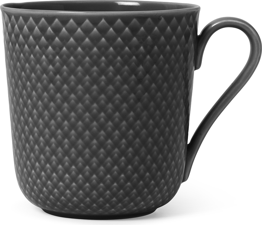 Tazza strutturata Rhombe Earth 390 ml nera