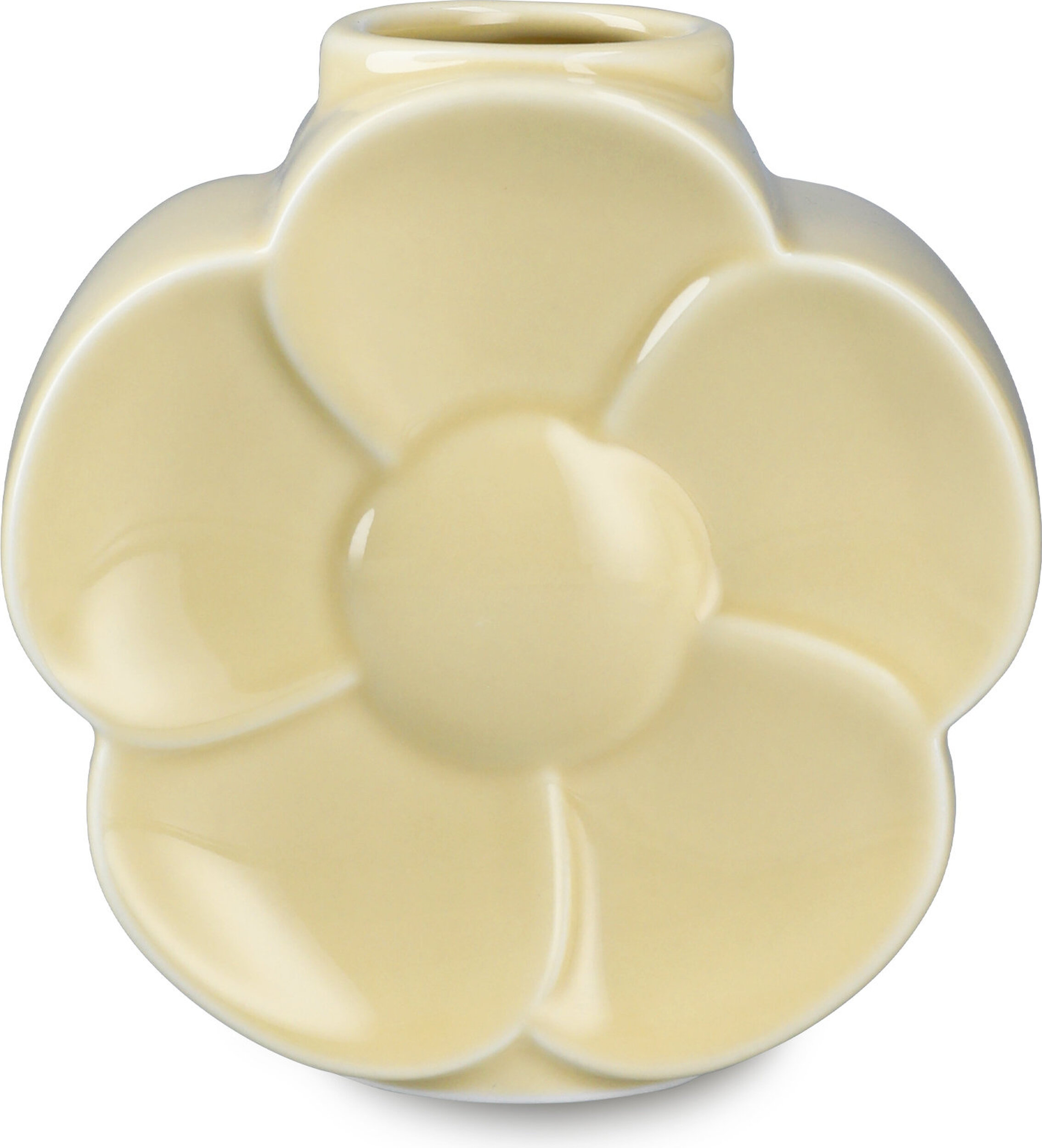 Vase Flower Buttercup 11,5 cm, beige