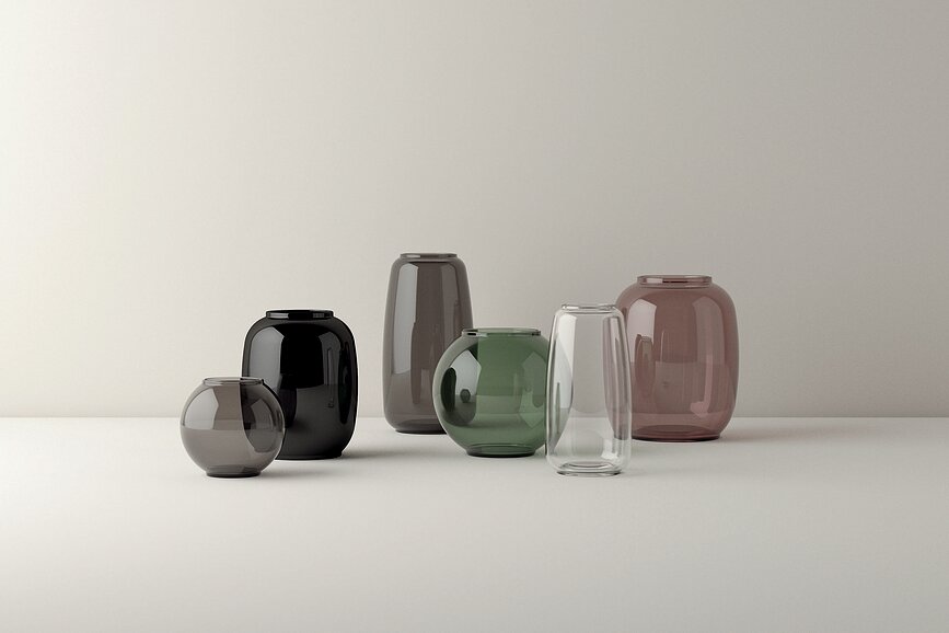 Vase Form 130/2 transparent