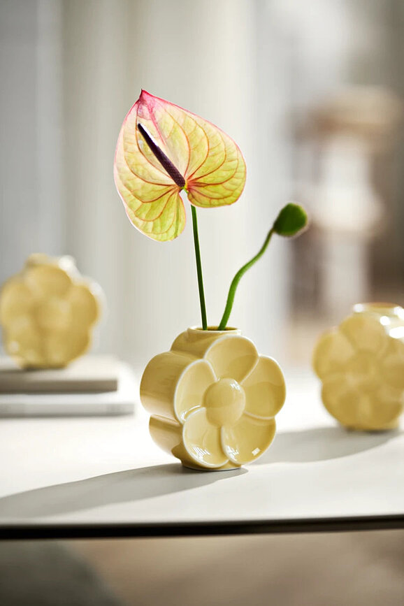 Ваза Flower Buttercup 11,5 см бежева