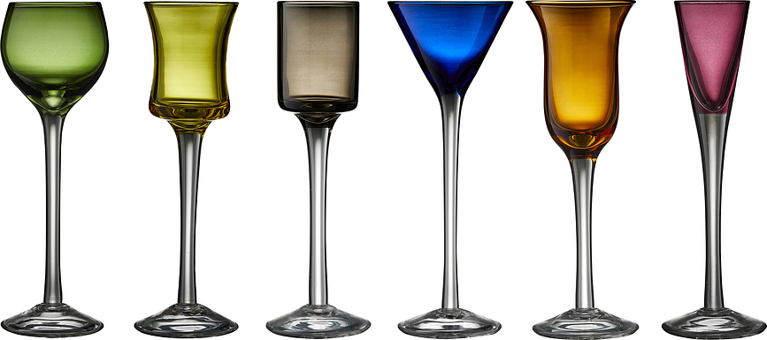 Classic Verres à Schnaps, Lot de 6