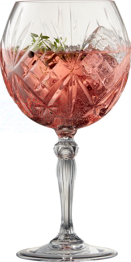 Copas de Balón Melodia, para Gin Tonic, 650 ml, 4 unidades