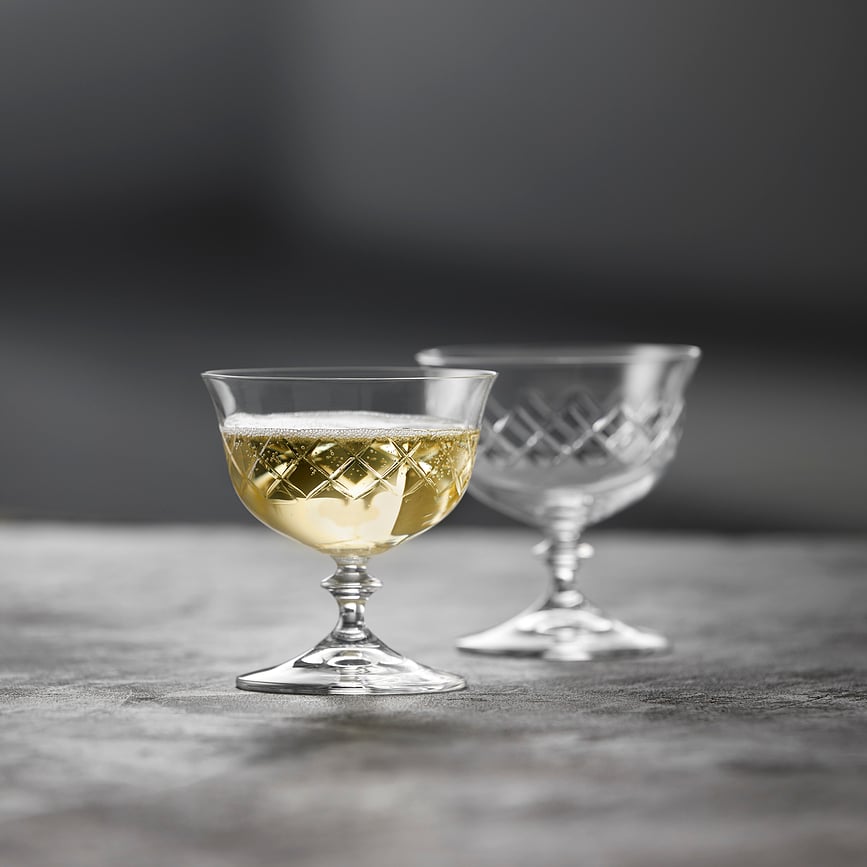 Copas de champán Eaton, 280 ml, Pack de 2