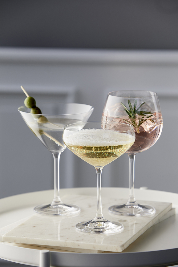 Copas de champán Juvel, 340 ml, 4 unidades