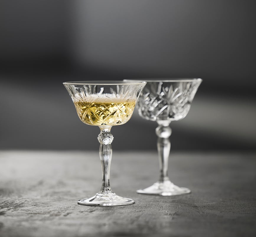 Copas de champán Melodia, 260 ml, 4 unidades